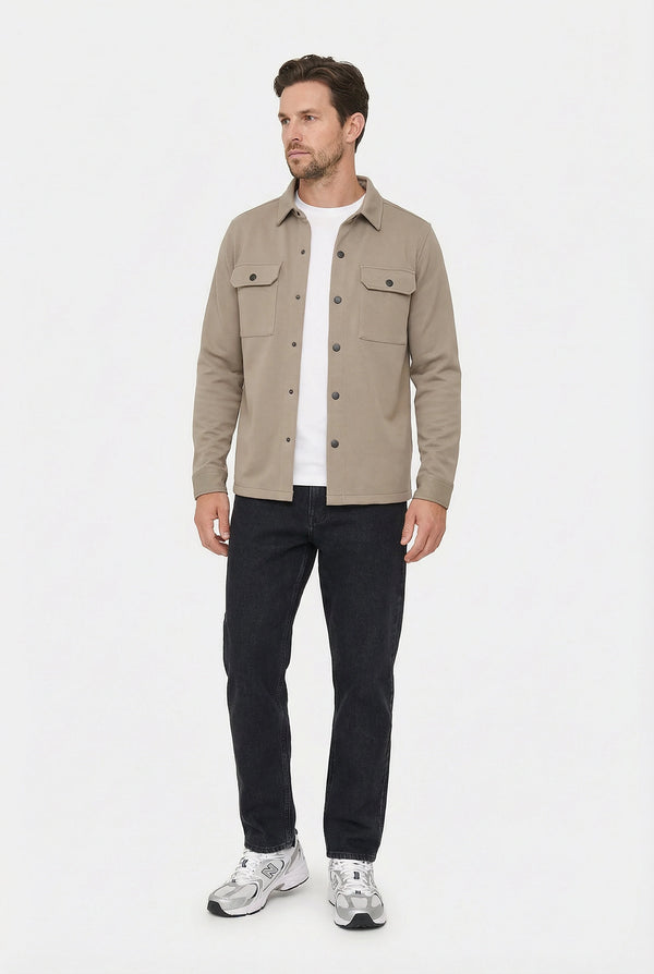 Aspect Overshirt Taupe