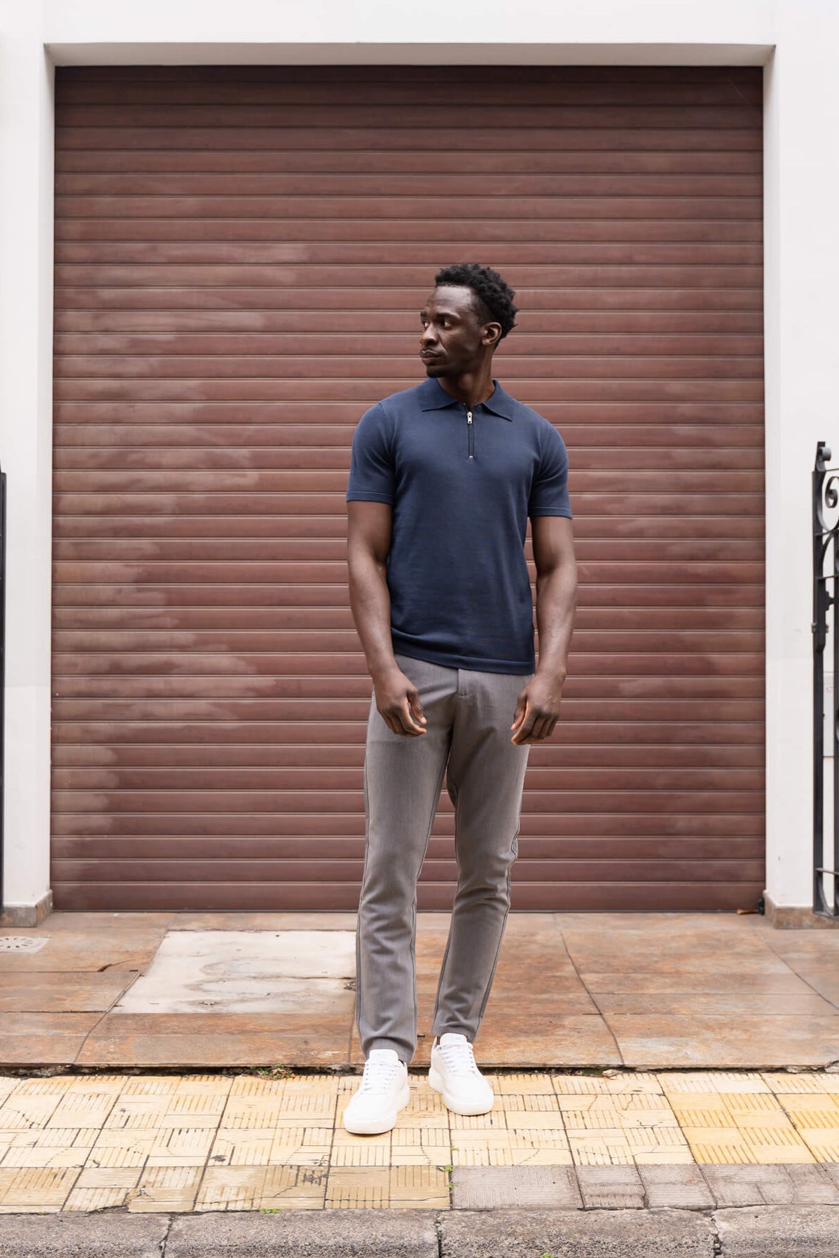 Polo Zipper Navy