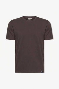 Alpha Basic T-Shirt Regular Fit Dark Brown
