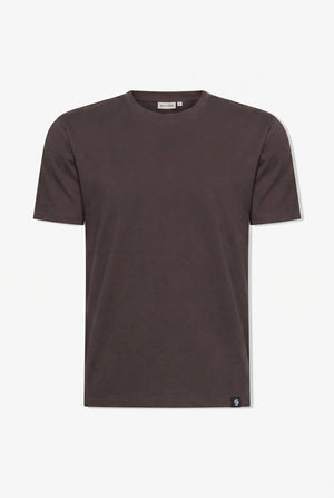 Alpha Basic T-Shirt Regular Fit Dark Brown