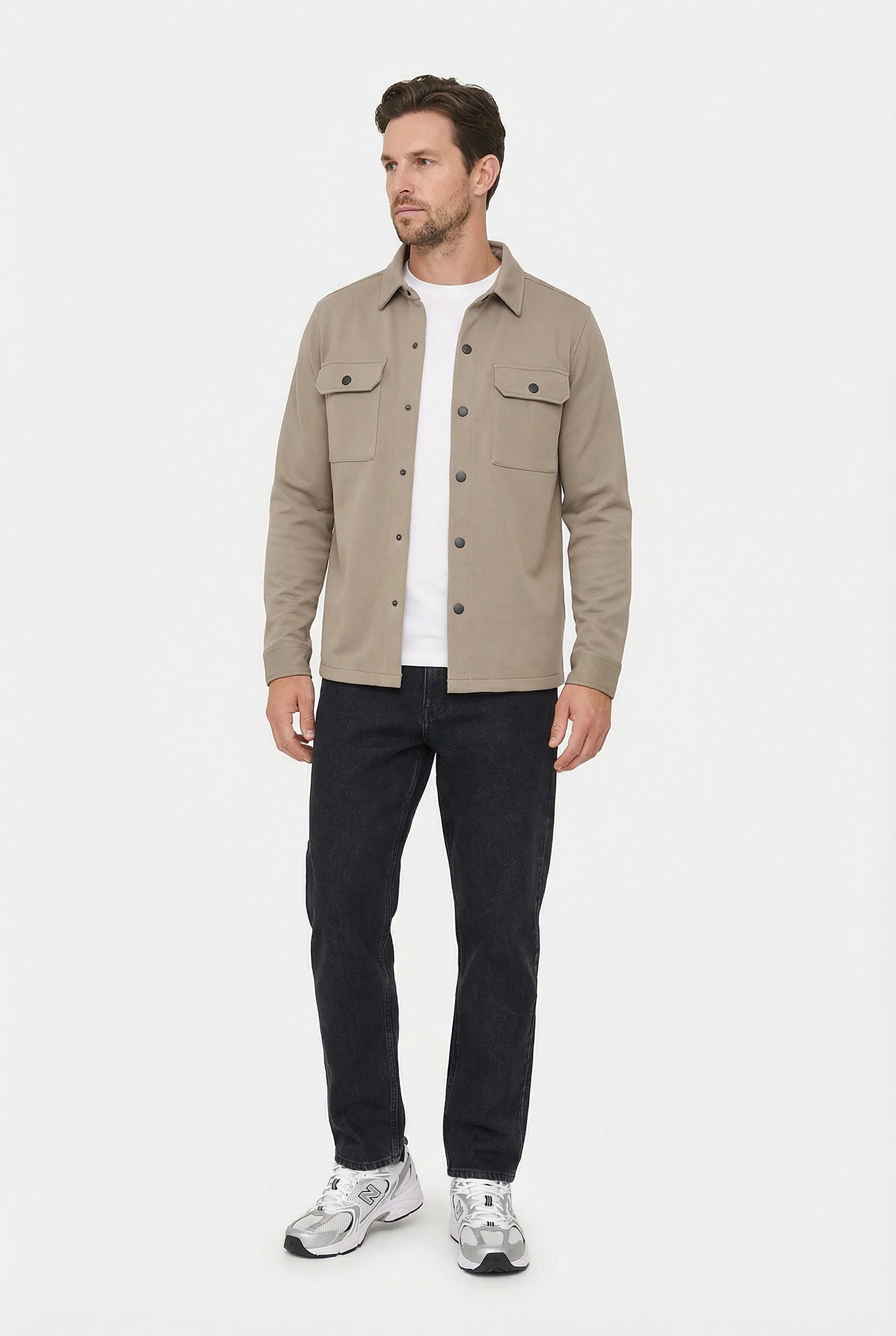Aspect Overshirt Taupe