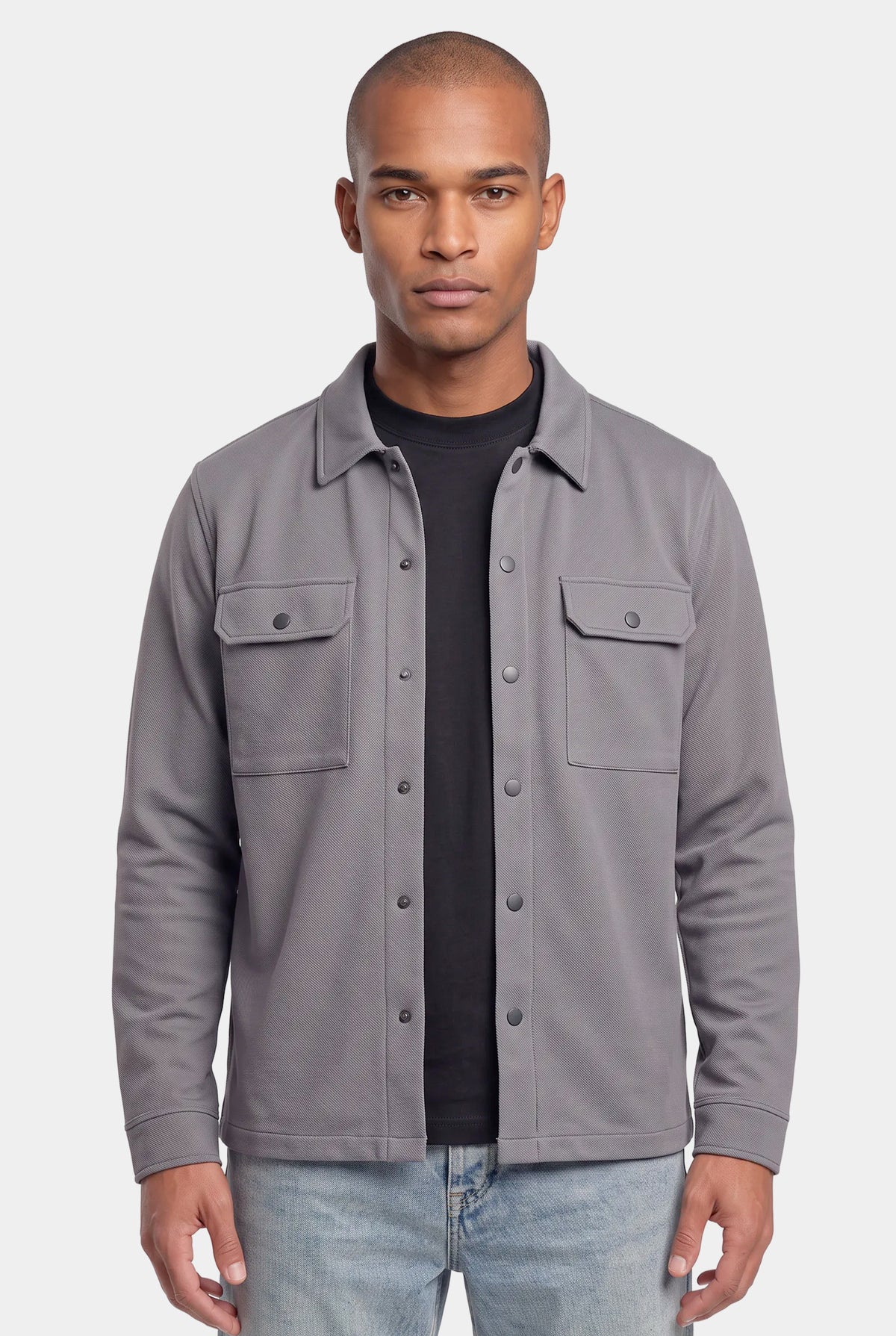 Aspect Overshirt Antraciet