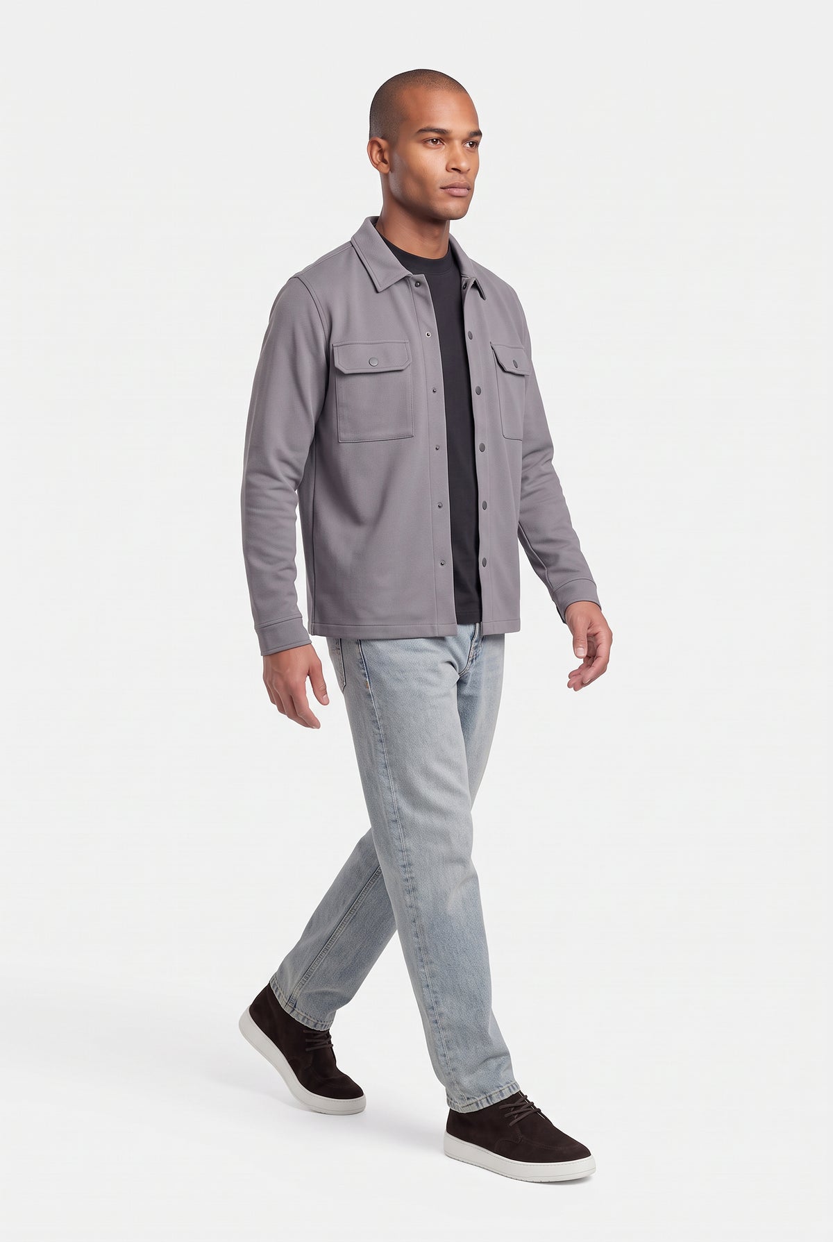 Aspect Overshirt Antraciet