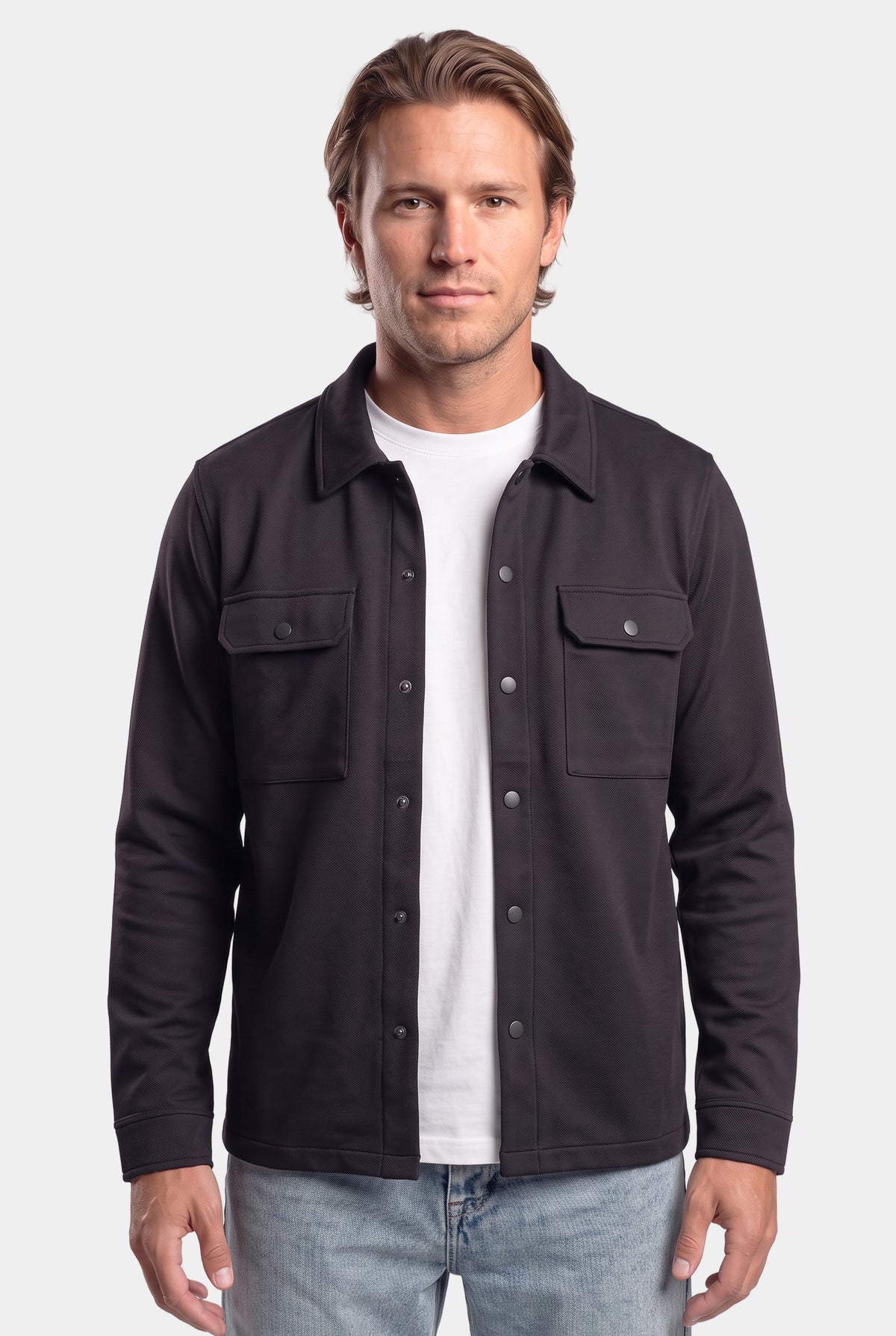 Aspect Overshirt Black