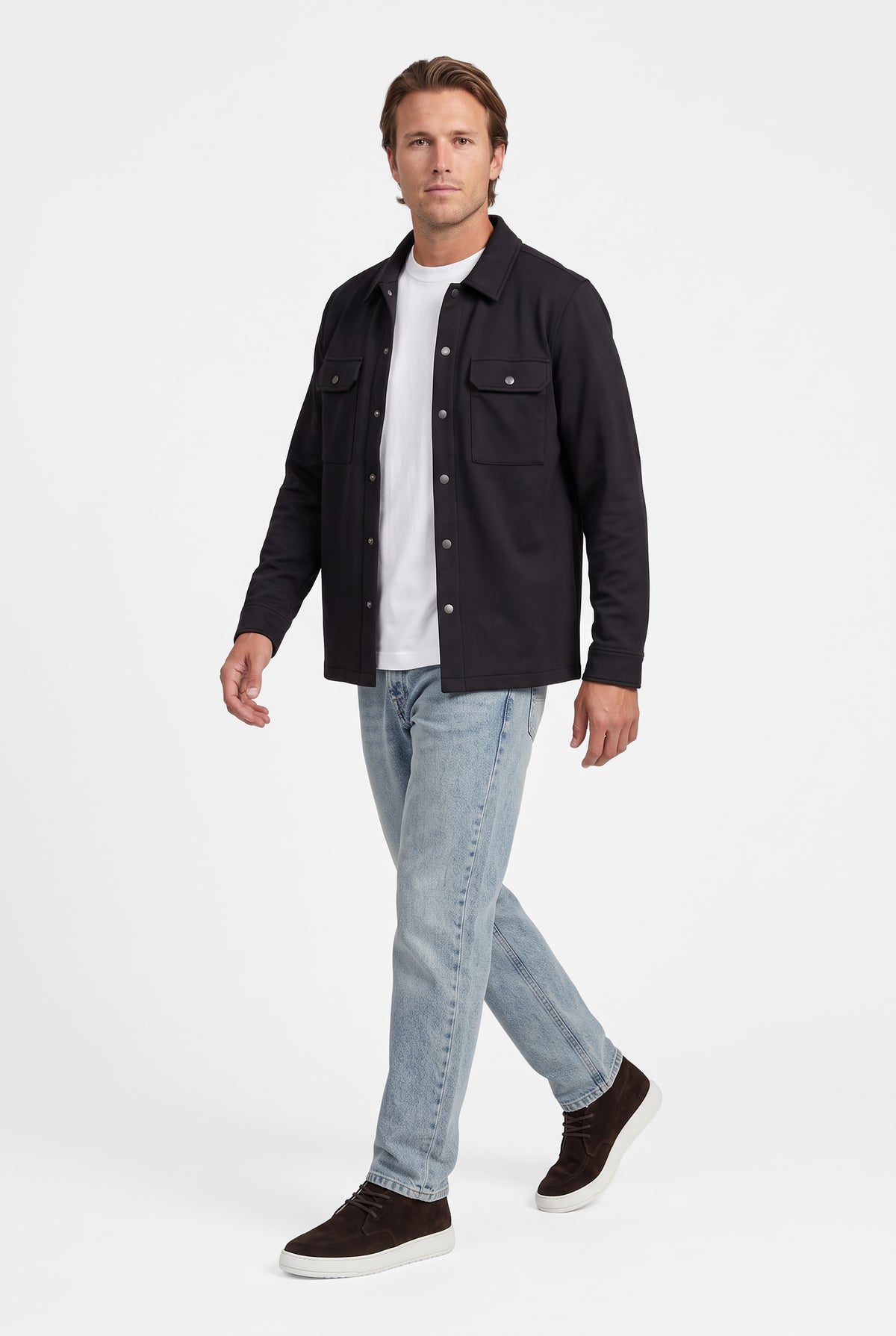 Aspect Overshirt Black