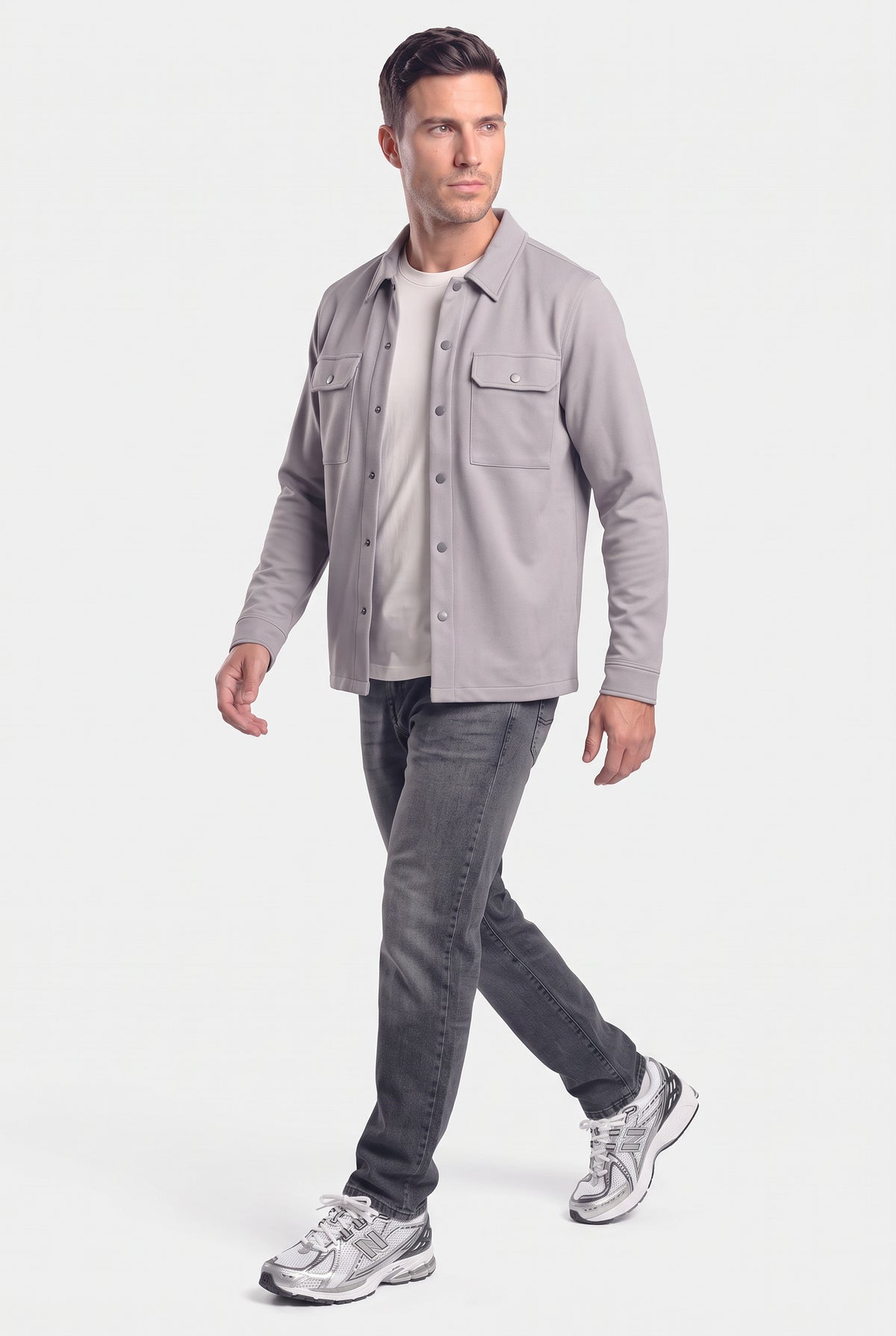 Aspect Overshirt Grey