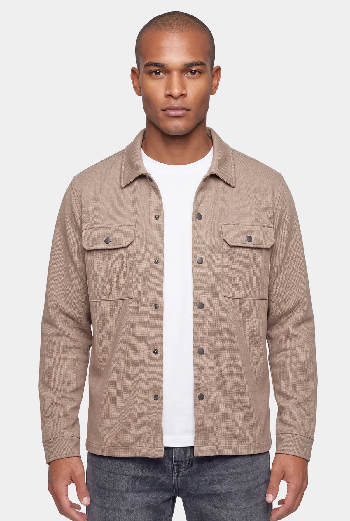Aspect Overshirt Taupe