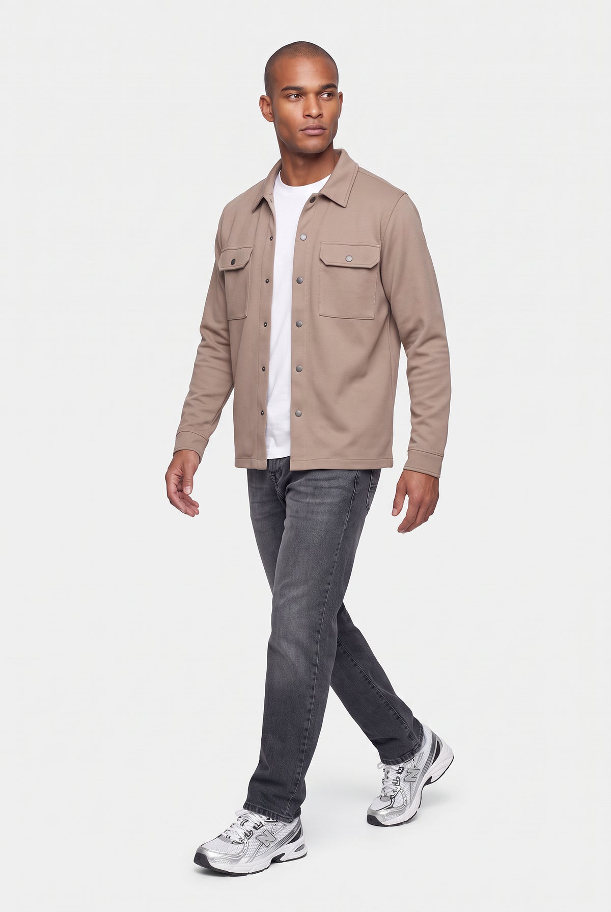 Aspect Overshirt Taupe