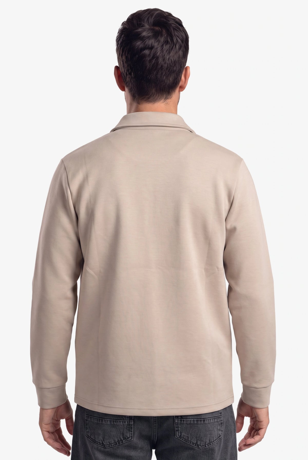 Craft Zipper Overshirt Beige