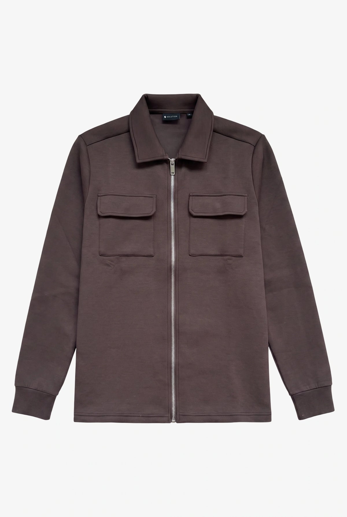 Craft Zipper Overshirt Dark Brown