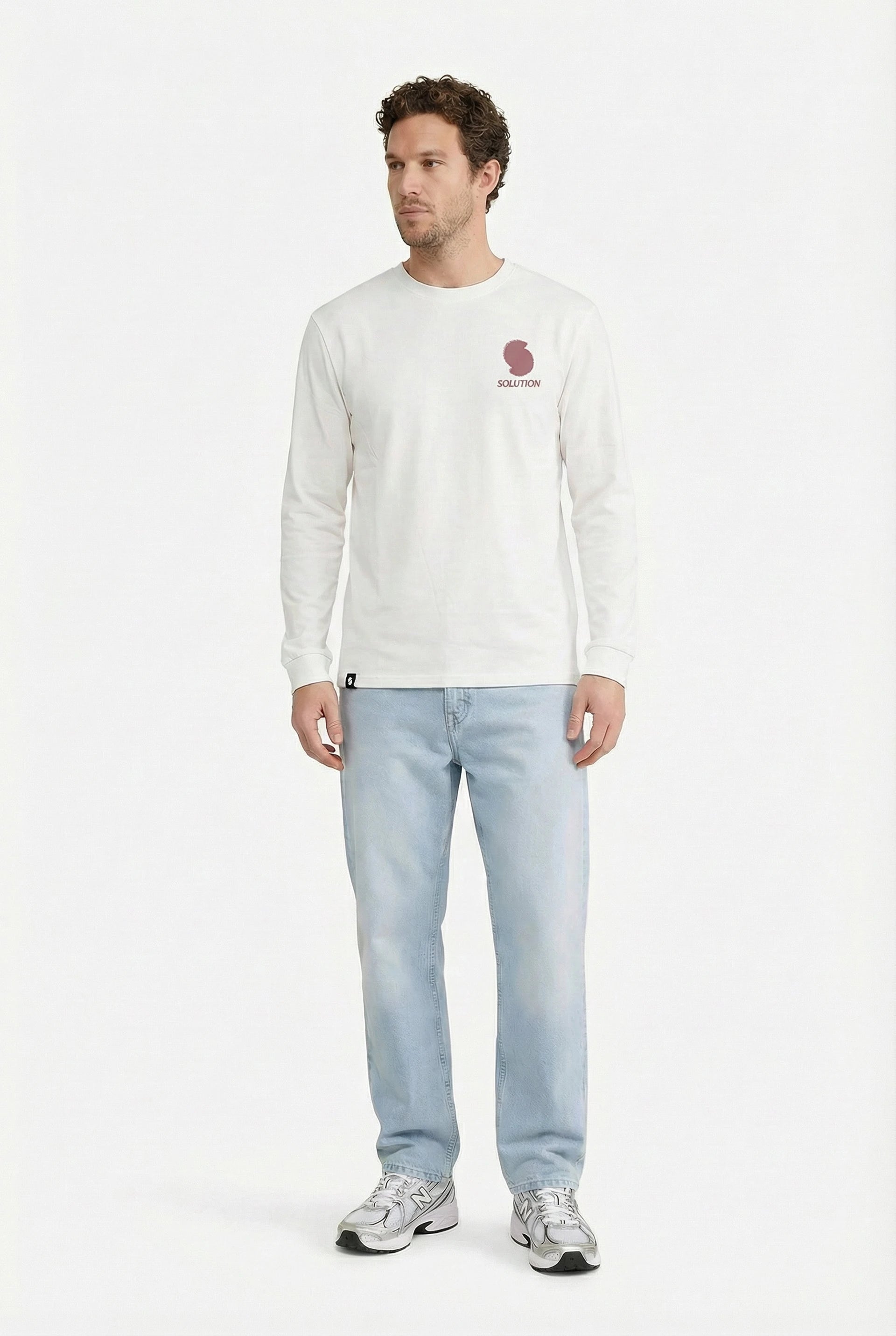 Creative Longsleeve T-Shirt White