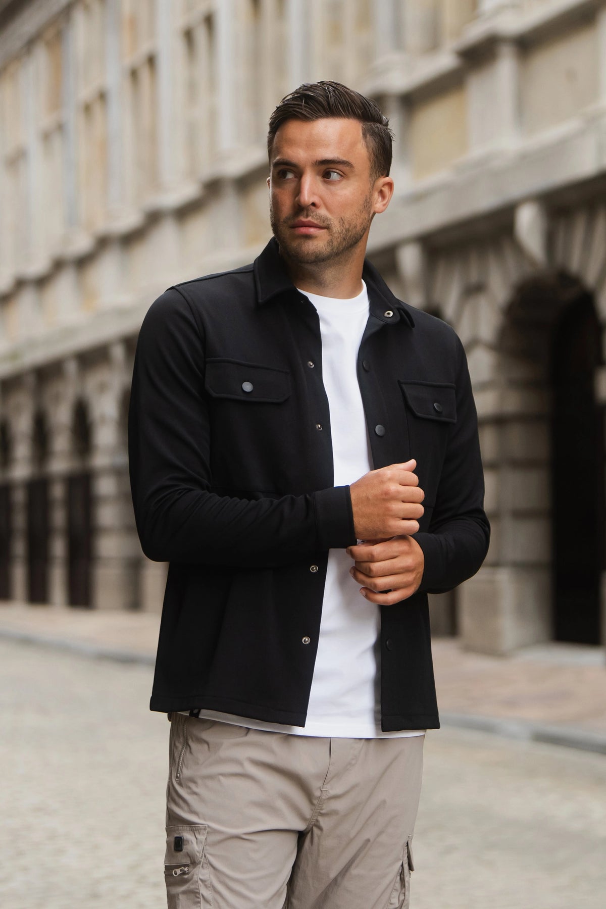 Aspect Overshirt Black