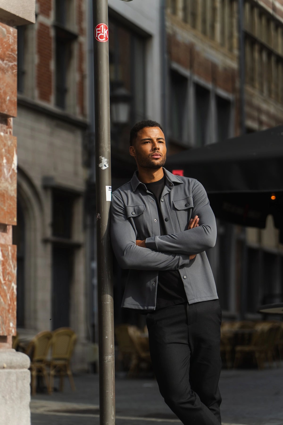 Aspect Overshirt Antraciet