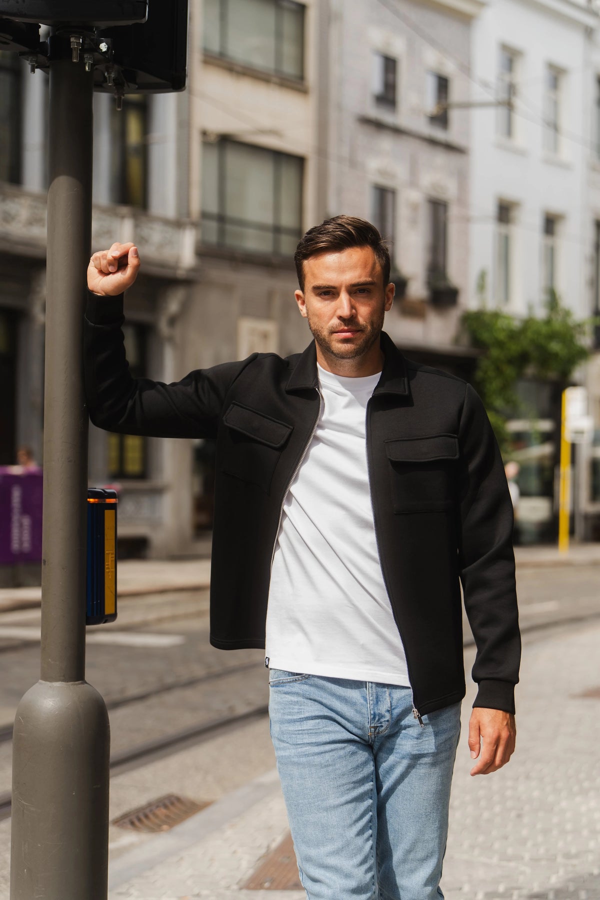 Craft Zipper Overshirt Black