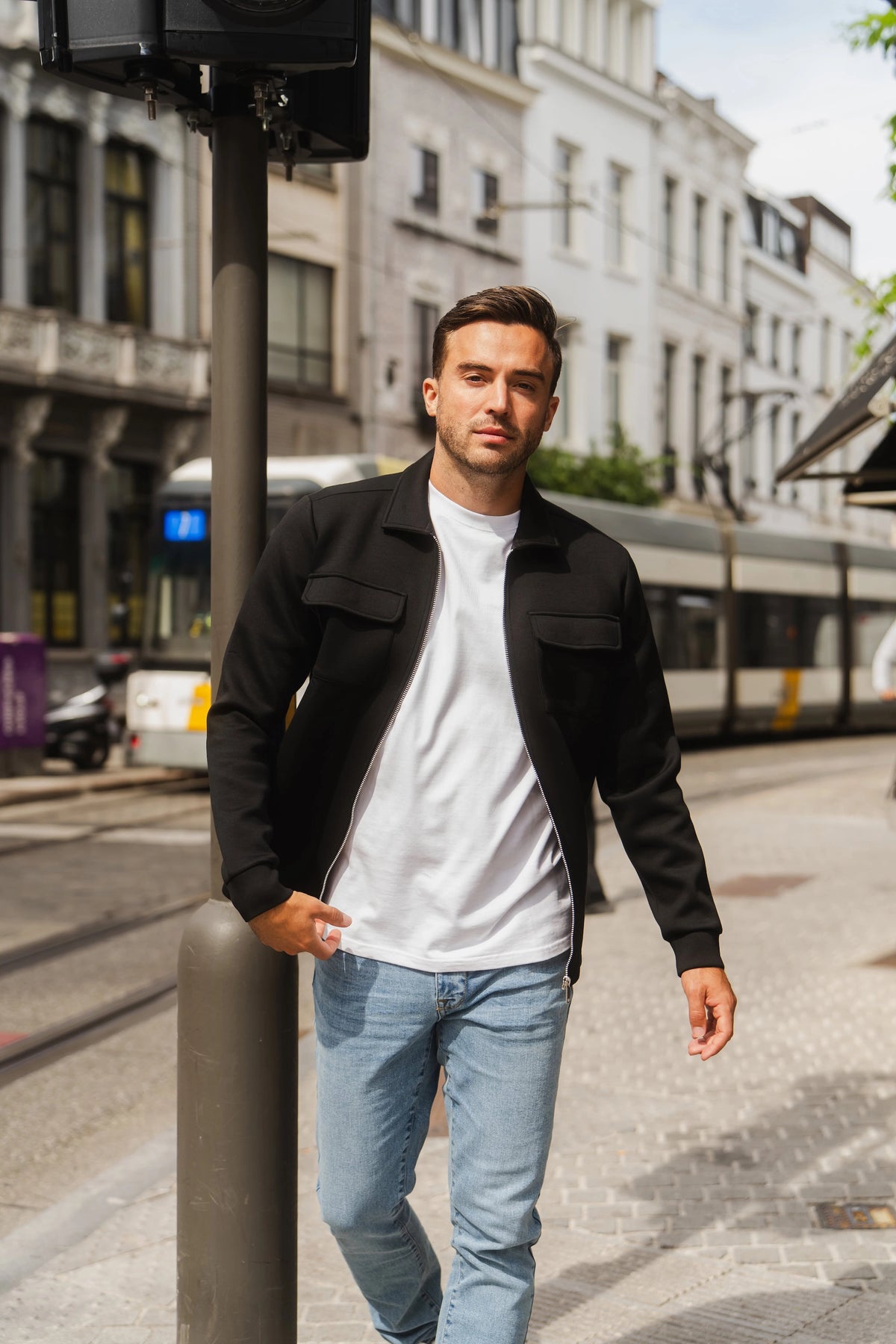 Craft Zipper Overshirt Black