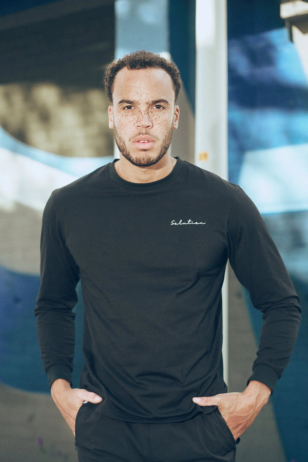 Essential Longsleeve T-Shirt Black