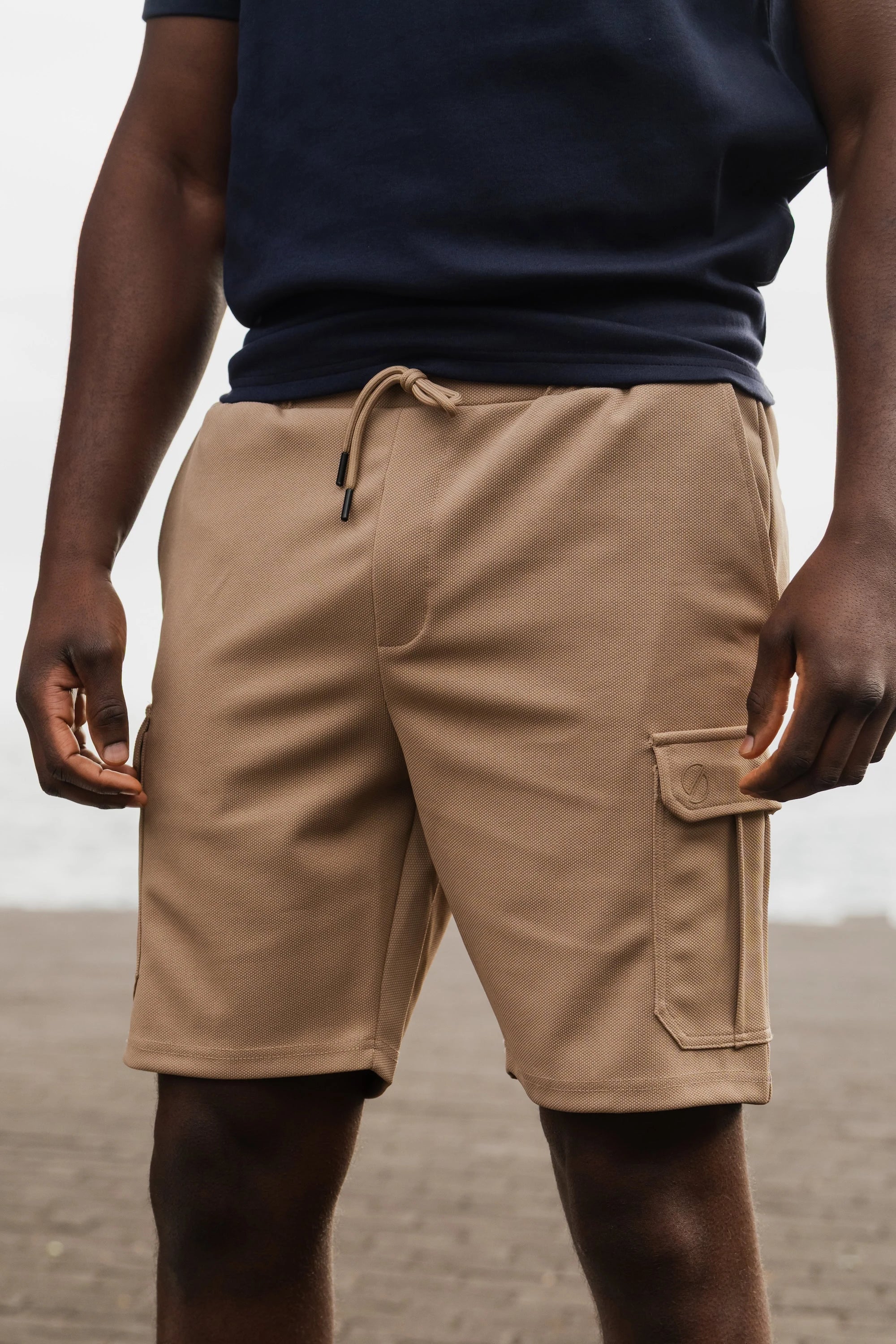 Base Cargo Short Taupe
