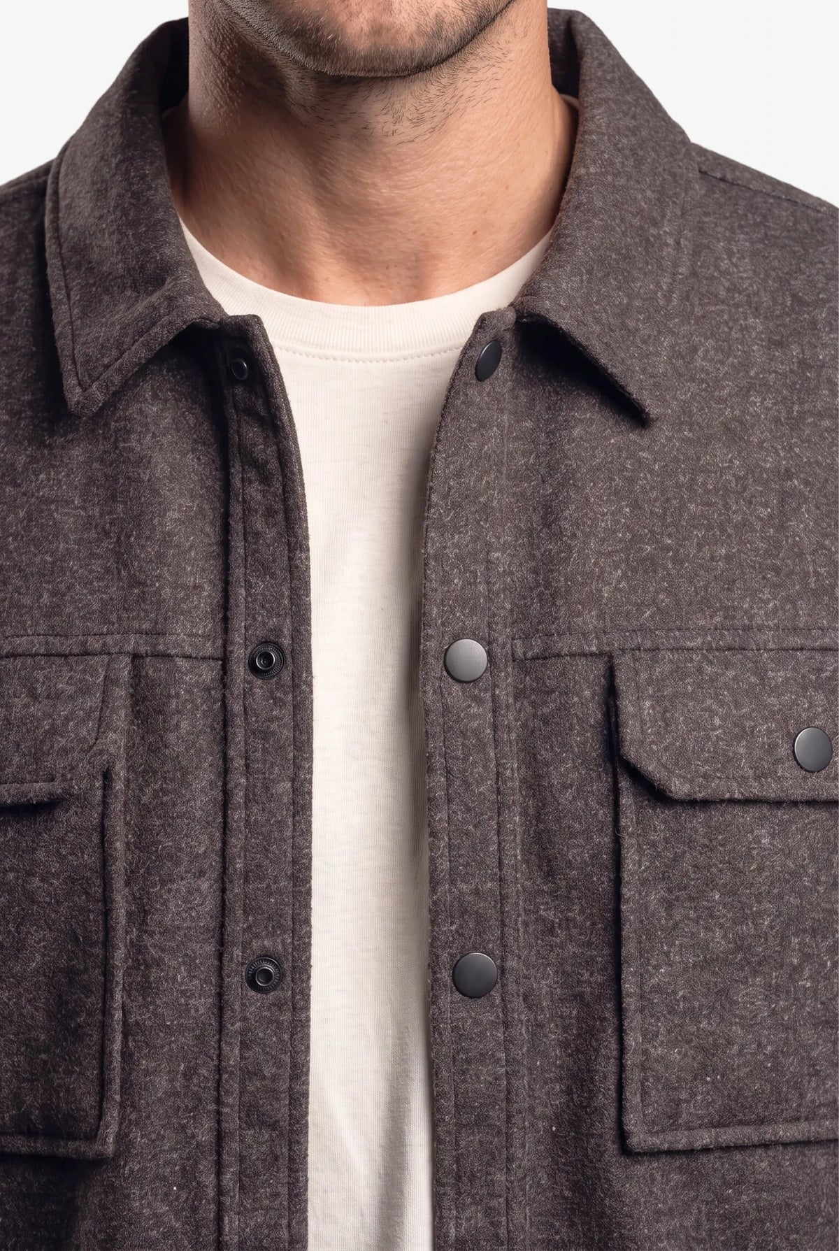 Diablo Overshirt Dark Brown