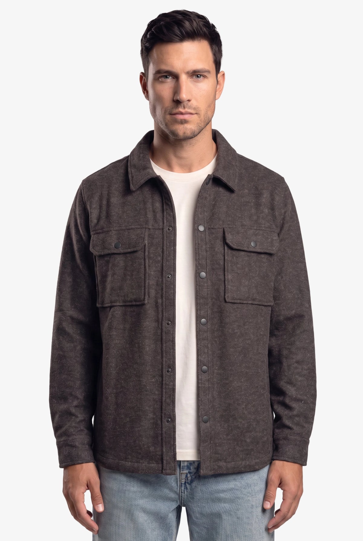 Diablo Overshirt Dark Brown