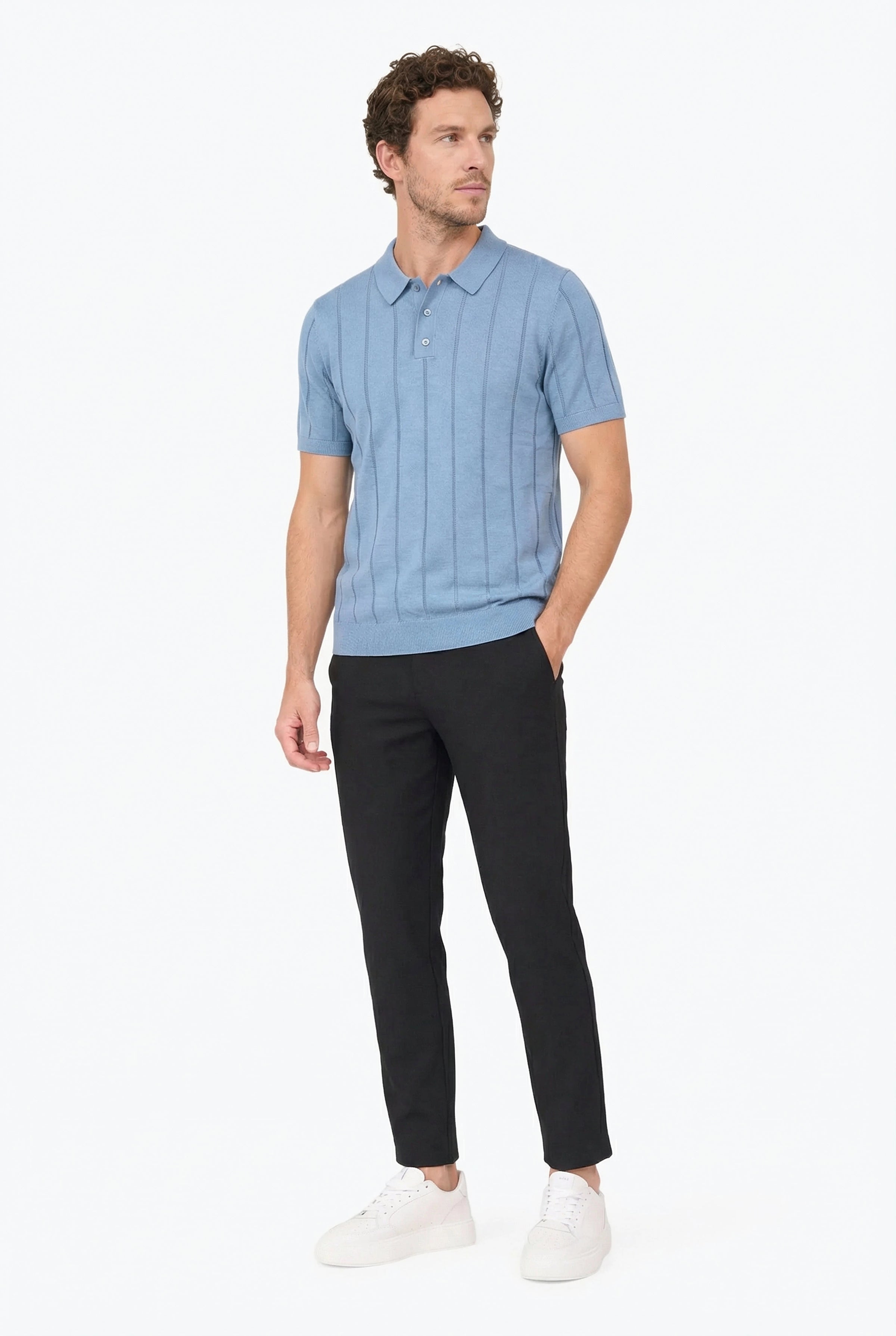 Edge Polo Light Blue