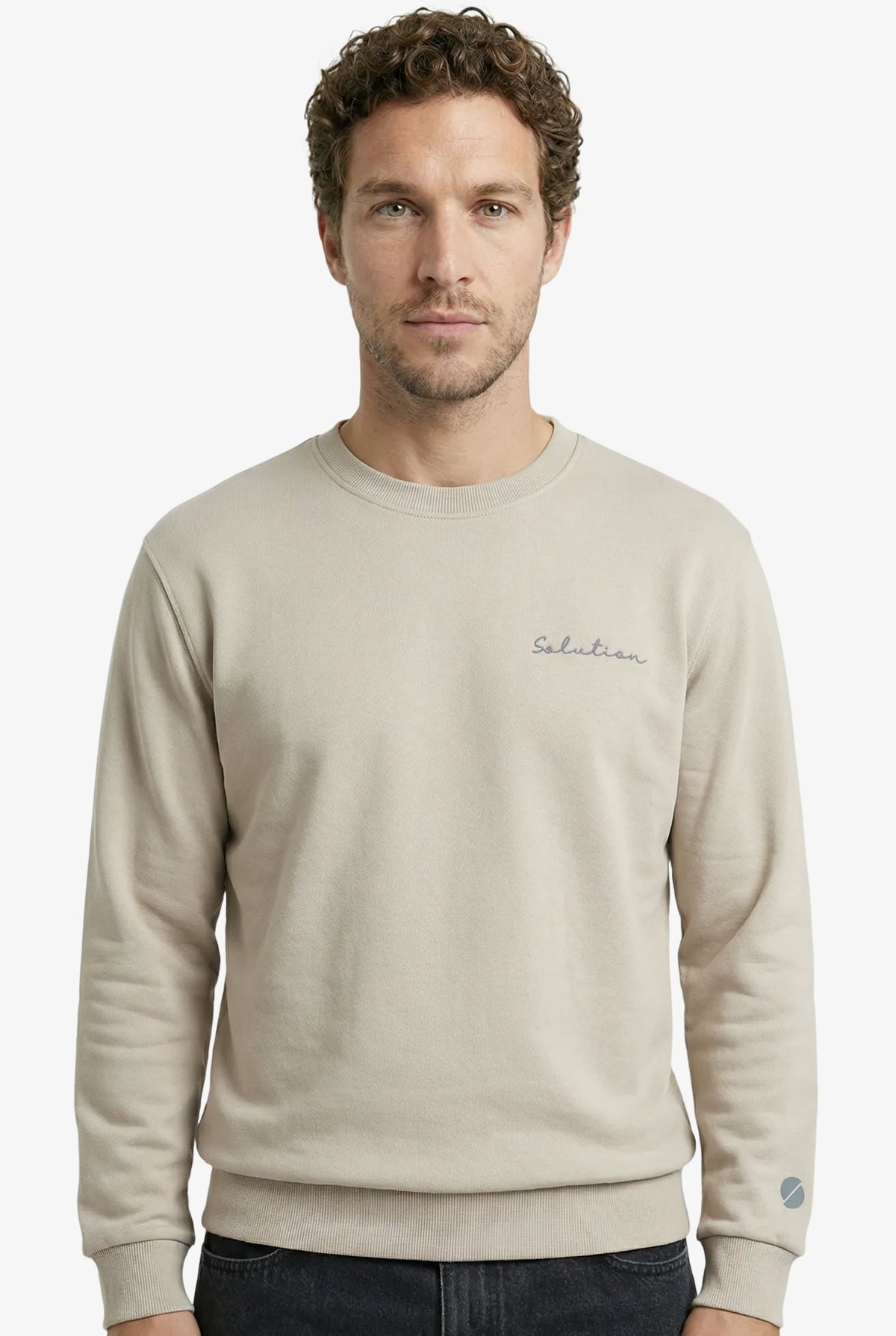 Essential Crewneck Sweater Beige