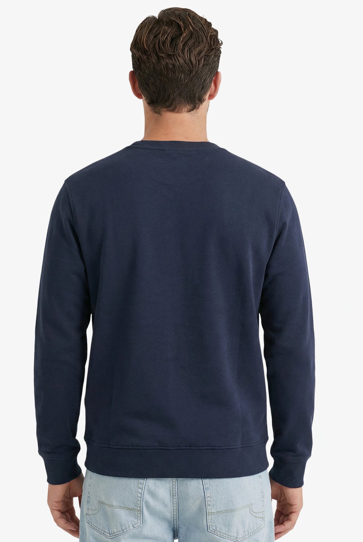 Essential Crewneck Sweater Navy