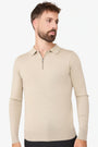 Nathan Zipper Longsleeve Polo Agave