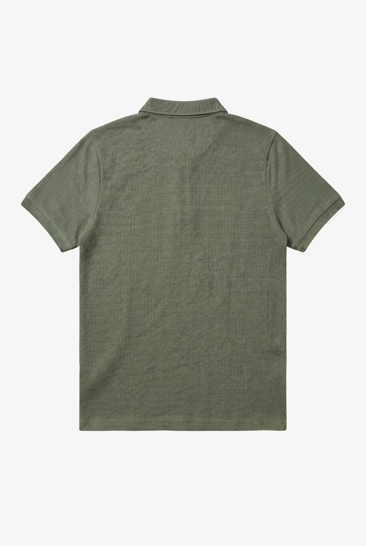 Helix Waffle Polo Agave Green
