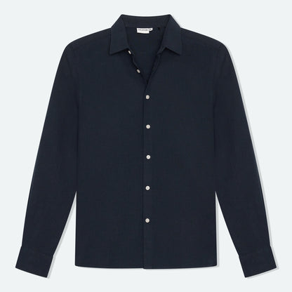 Linnen shirt Lean Navy