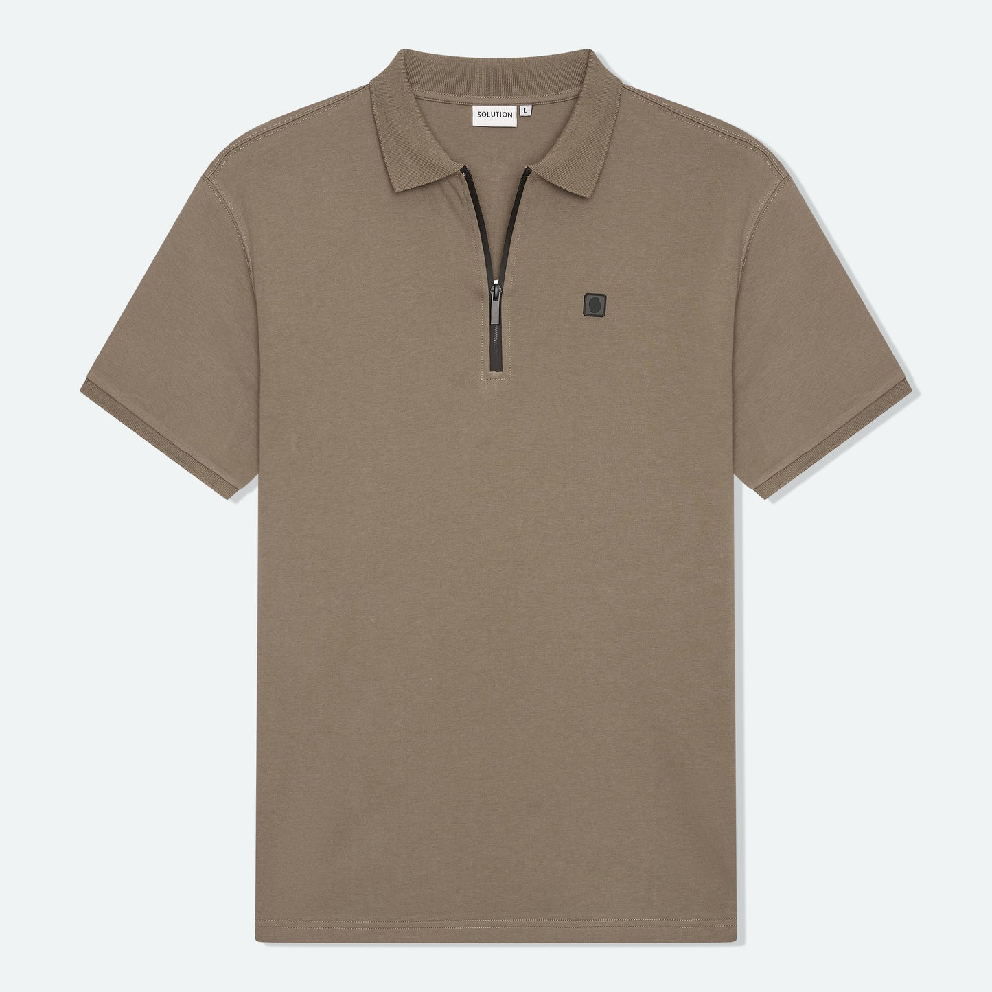 Shortsleeve Polo Olroy Taupe