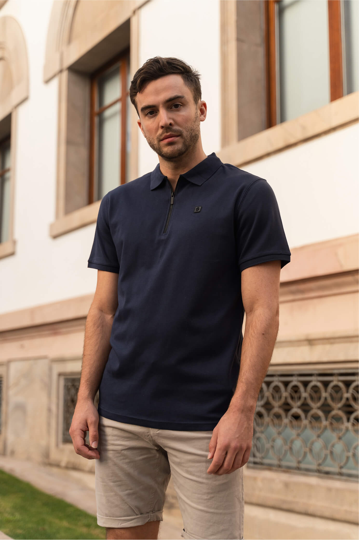 Shortsleeve Polo Olroy Navy