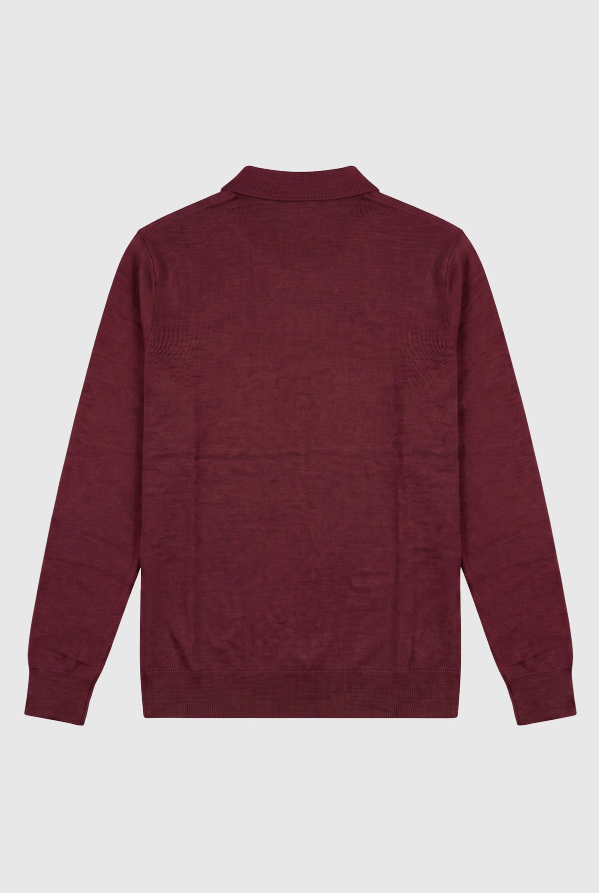 Long Sleeve Polo Ralf Bordeaux