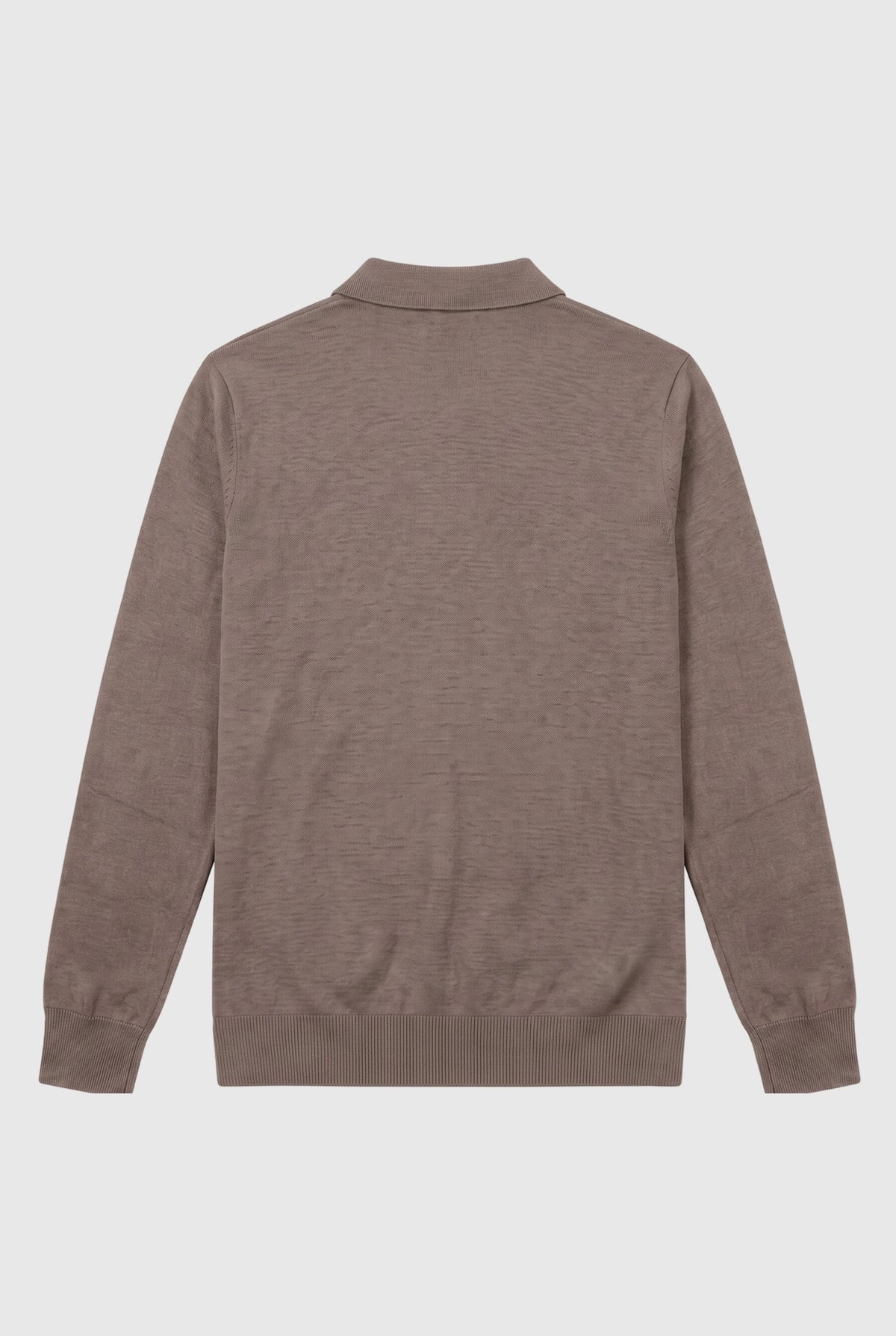 Long Sleeve Polo Ralf Mocca