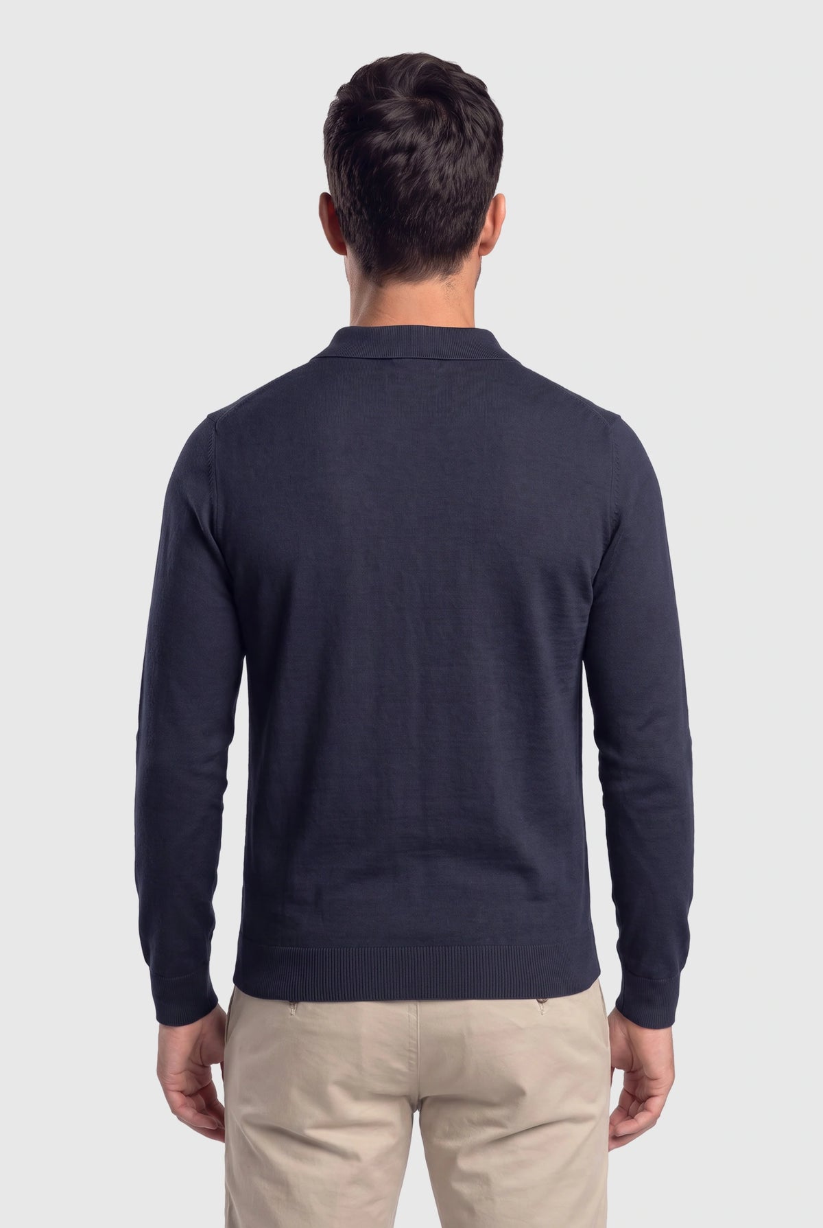 Long Sleeve Polo Ralf Dark Navy