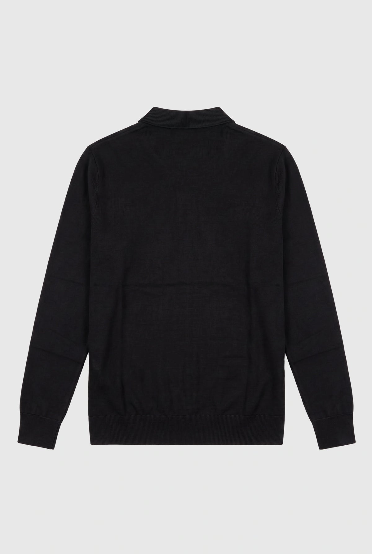 Long sleeve polo Ralf Black