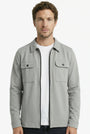 Shift Zipper Overshirt Grey