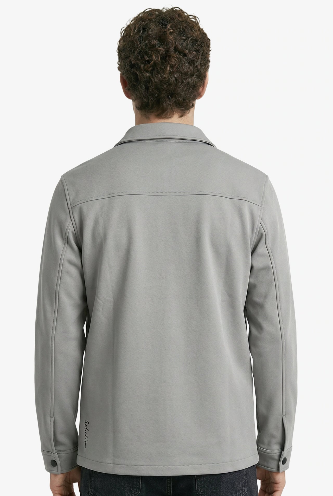 Shift Zipper Overshirt Grey