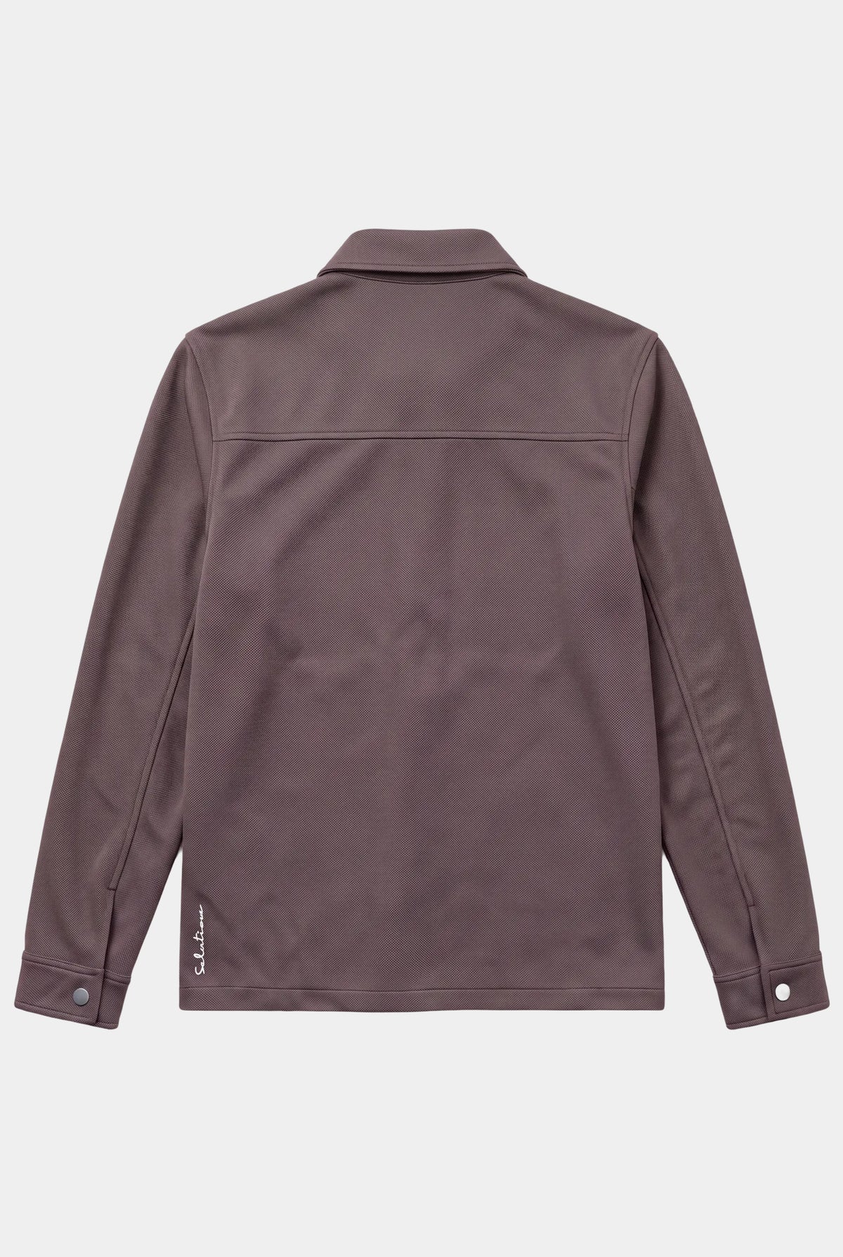 Shift Zipper Overshirt Dark Brown