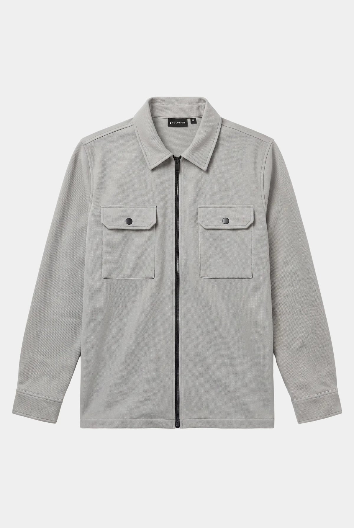 Shift Zipper Overshirt Grey