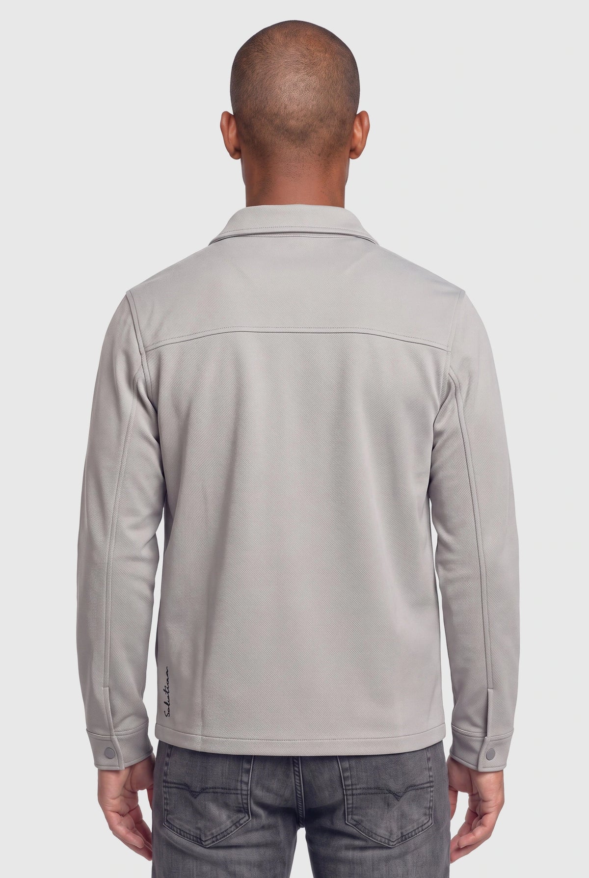 Shift Zipper Overshirt Grey