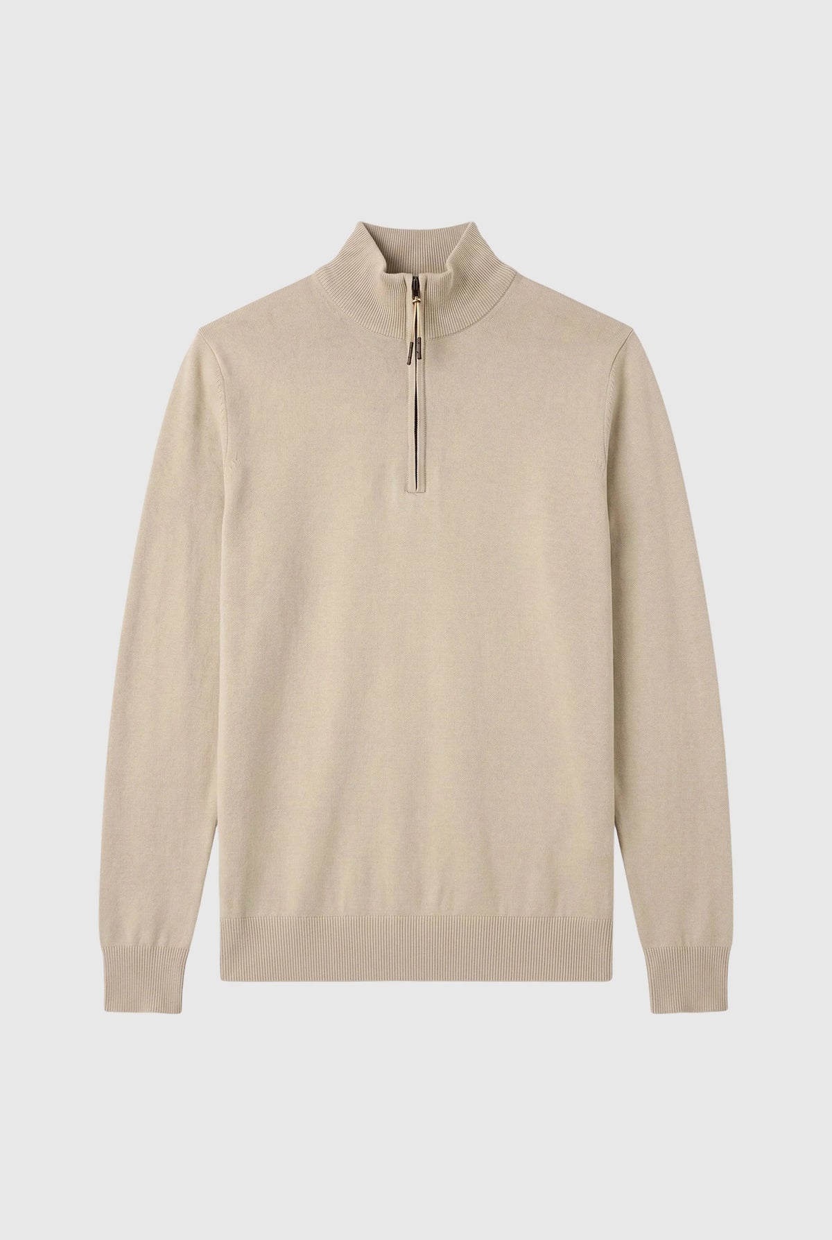 Zipper pullover Simon Beige