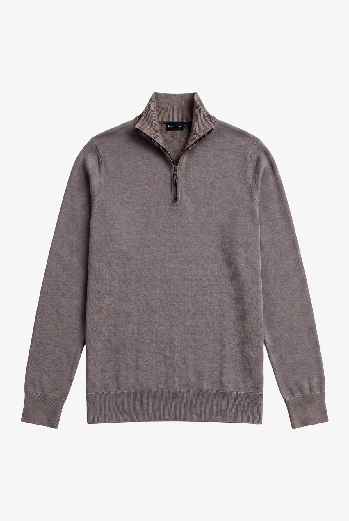 Zipper pullover Simon Mocca