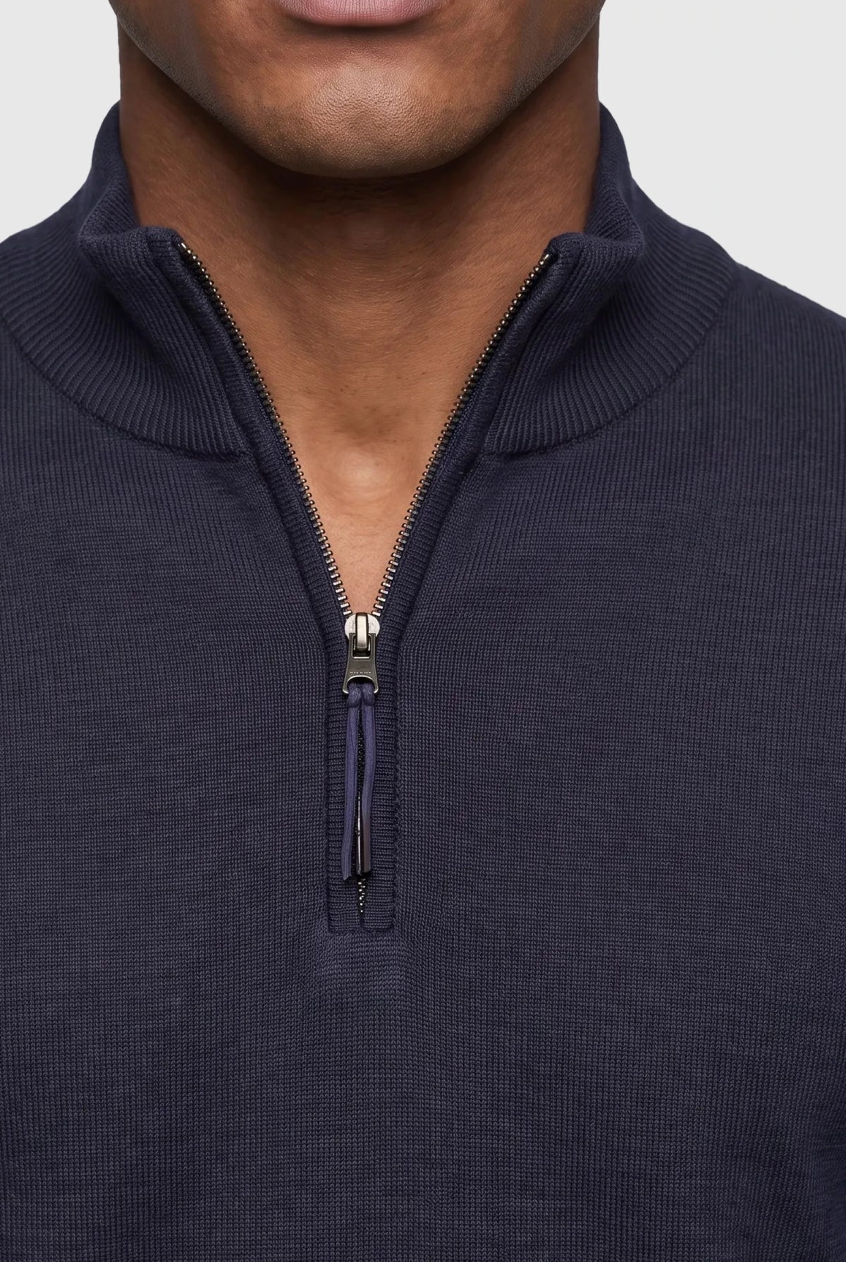 Zipper pullover Simon Dark Navy