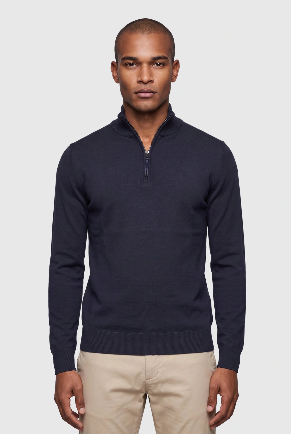 Zipper pullover Simon Dark Navy