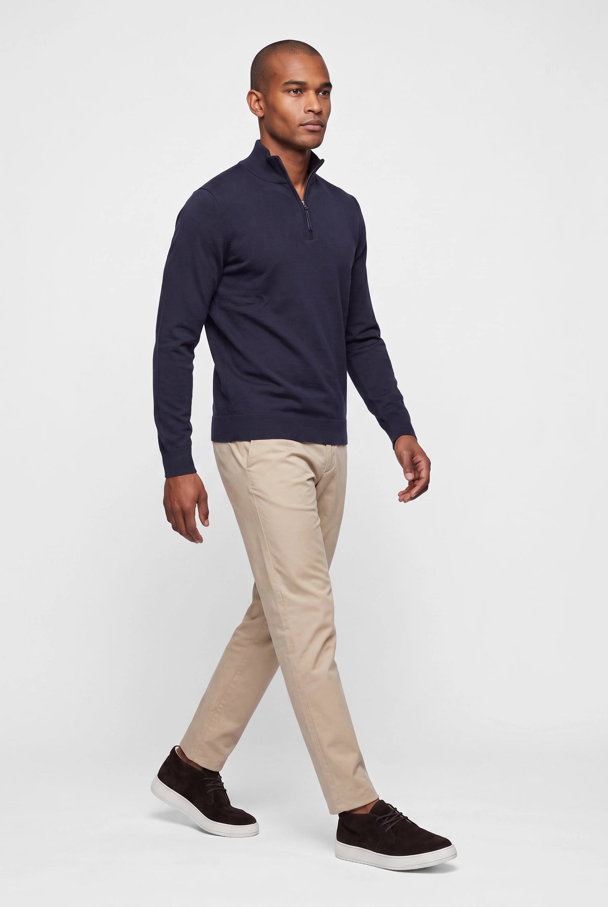 Zipper pullover Simon Dark Navy
