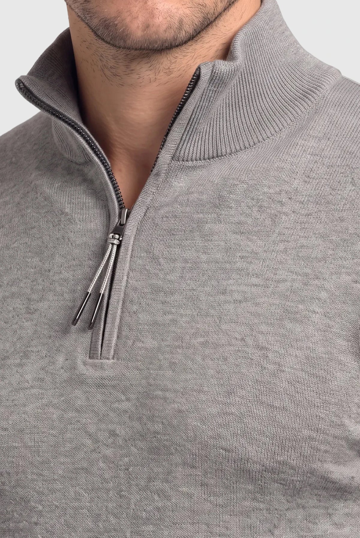 Zipper pullover Simon Antra Melange