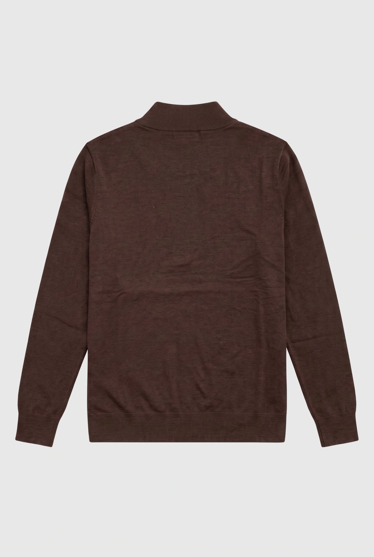Zipper pullover Simon Dark Brown
