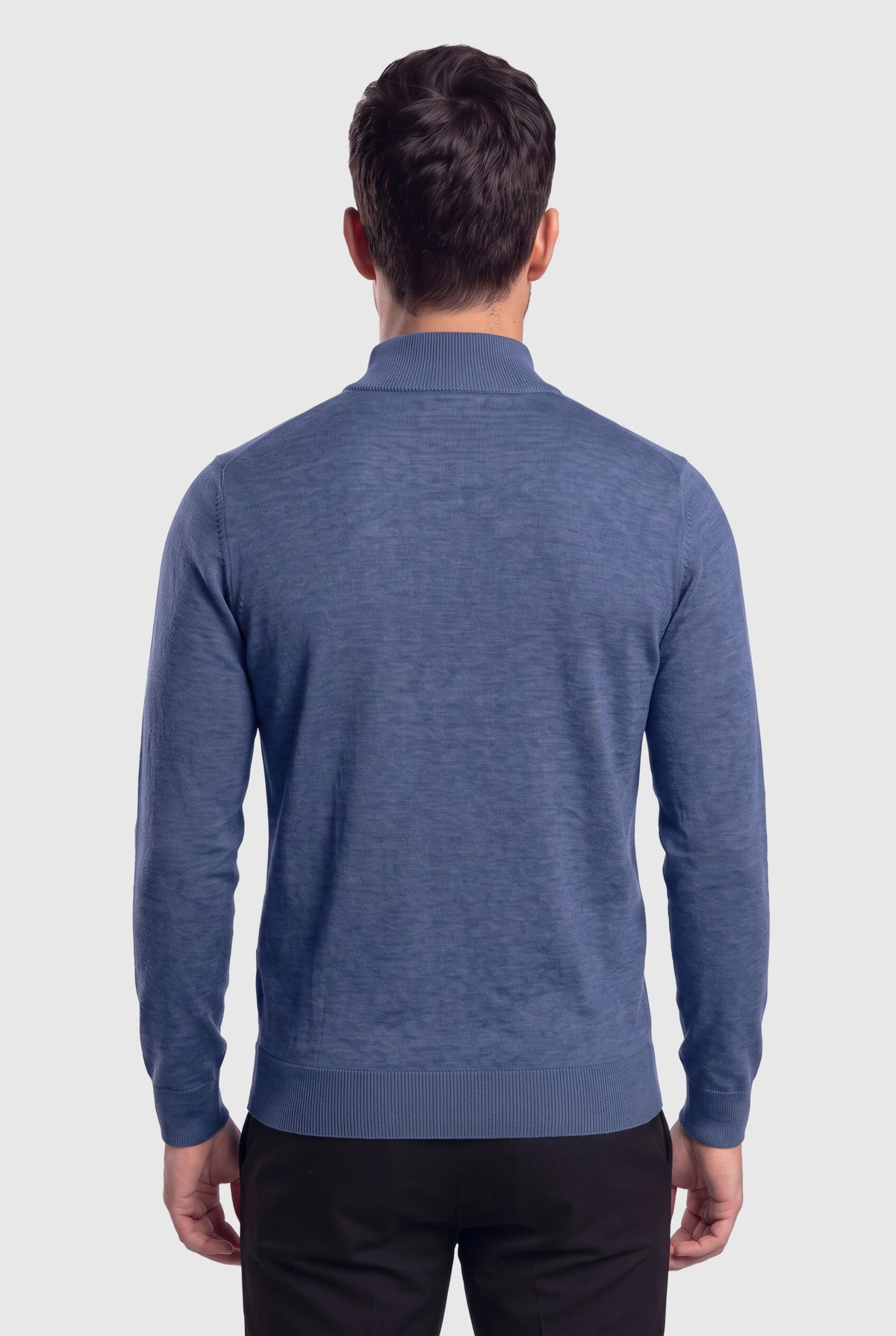 Zipper pullover Simon Indigo Blue