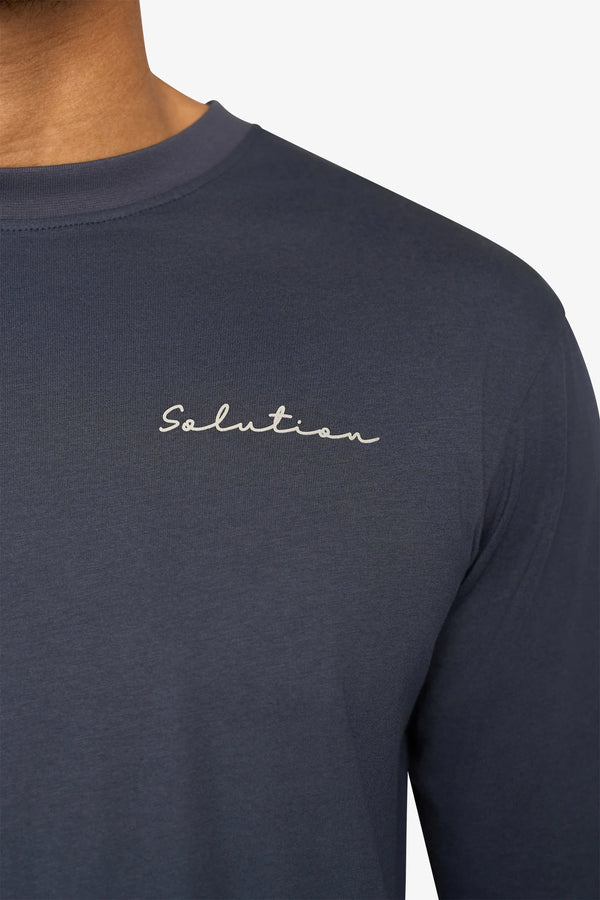 Essential Longsleeve T-Shirt Navy