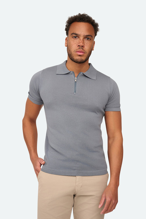 Polo Zipper Raf Blue